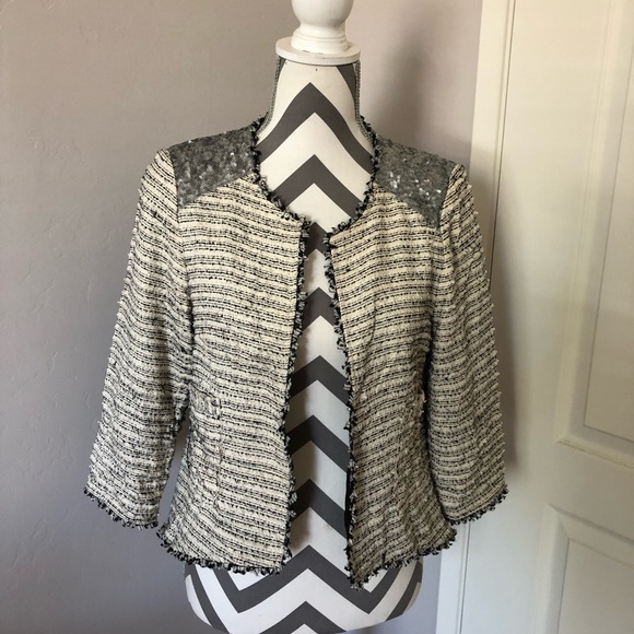 The Limited Jackets & Blazers - Vintage The Limited Tweed Open Blazer Jacket